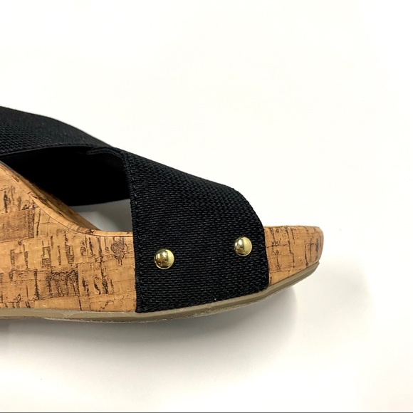 EUC Canva strap cork wedges 7.5 - Picture 5 of 9